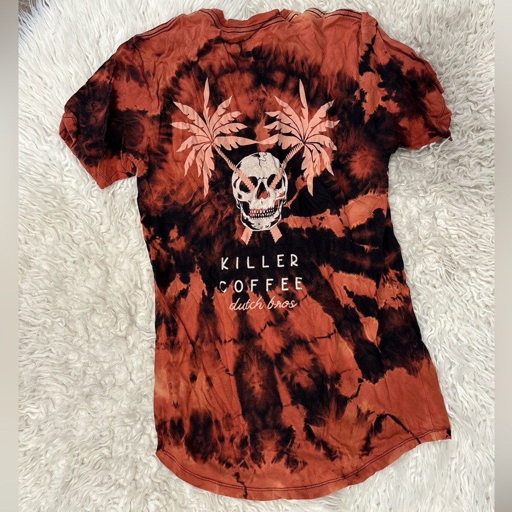 Dutch Bros “Killer Coffee” Palm Tree Shirt
